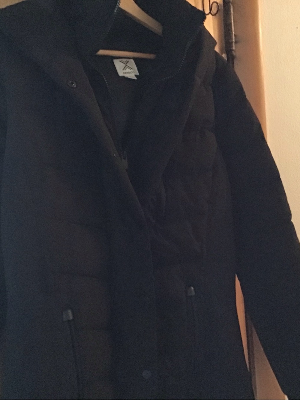 Xersion Women's Size L Black Lined Puffer Coat